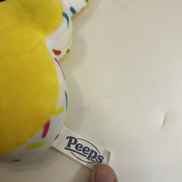 Just Born Peeps Yellow Confetti Plush Stuffed Easter Bunny Rabbit 9 in 2016 - Picture 2 of 3